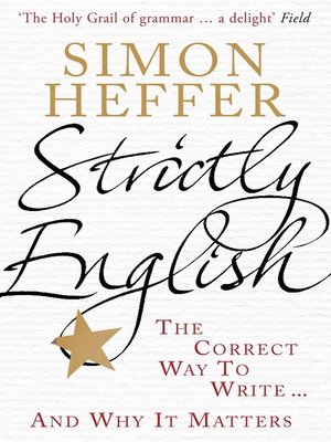 cover image of Strictly English